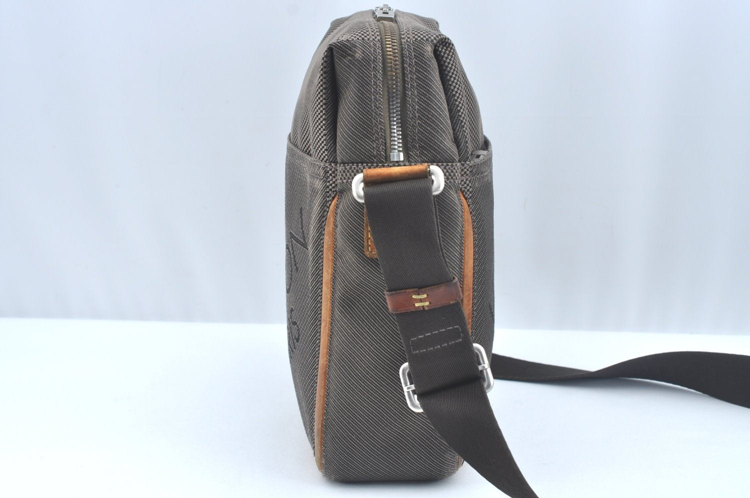 Authentic Louis Vuitton Damier Geant Citadin NM Shoulder Bag M93224 Brown L0483