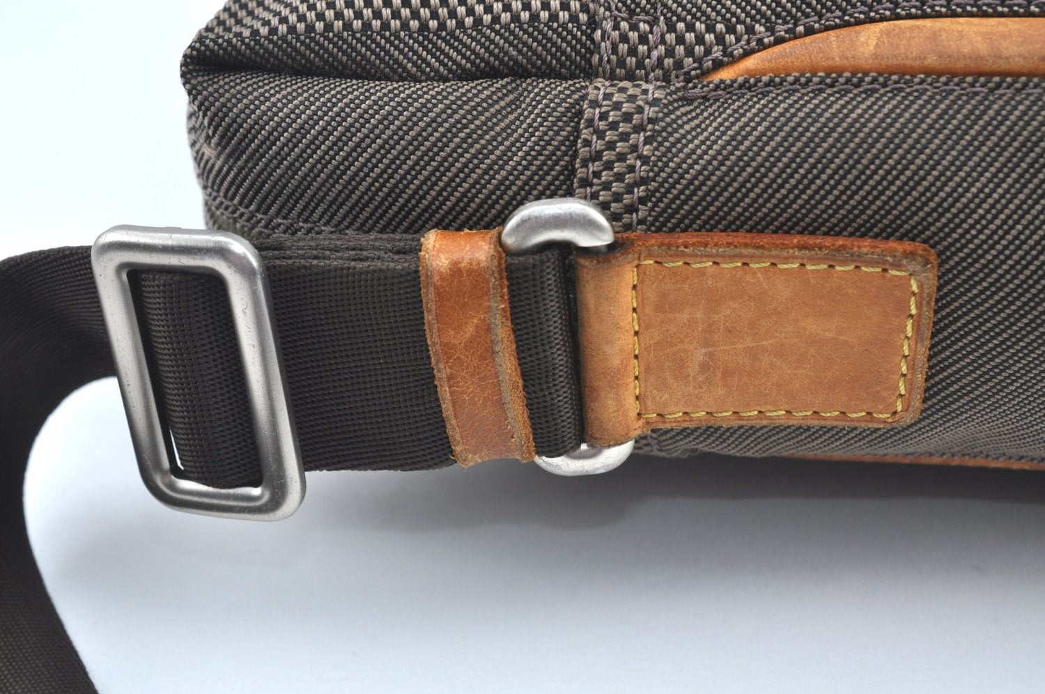 Authentic Louis Vuitton Damier Geant Citadin NM Shoulder Bag M93224 Brown L0483