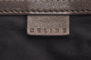 Authentic CELINE C Macadam Blason Pattern Hand Bag Suede Leather Brown L0485