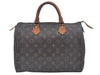 Authentic Louis Vuitton Monogram Speedy 30 Hand Boston Bag M41526 LV L0488