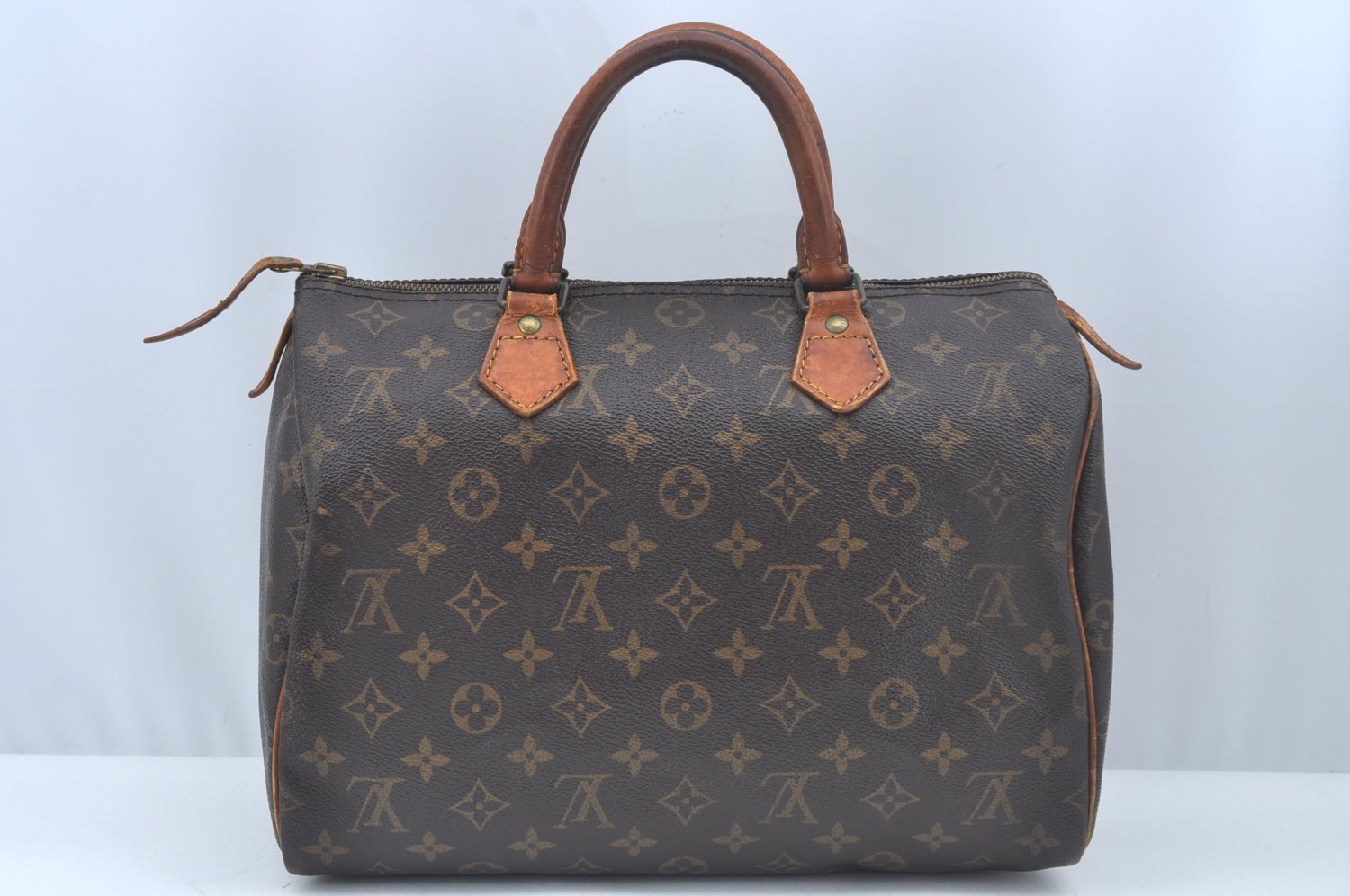 Authentic Louis Vuitton Monogram Speedy 30 Hand Boston Bag M41526 LV L0488