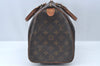 Authentic Louis Vuitton Monogram Speedy 30 Hand Boston Bag M41526 LV L0488