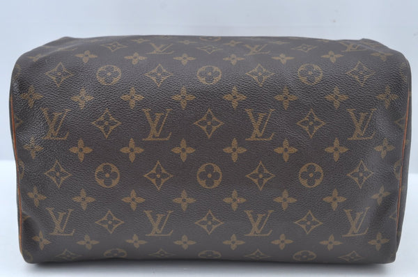 Authentic Louis Vuitton Monogram Speedy 30 Hand Boston Bag M41526 LV L0488