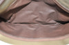 Authentic Burberrys Check Shoulder Cross Body Bag Canvas Leather Khaki  L0493