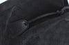 Authentic GUCCI Vintage Hand Tote Bag GG Canvas Leather Black L0498