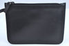 Authentic GUCCI Vintage Hand Tote Bag GG Canvas Leather Black L0498
