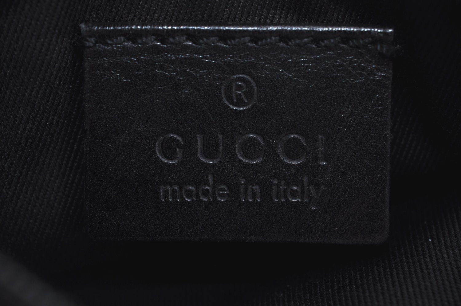 Authentic GUCCI Vintage Hand Tote Bag GG Canvas Leather Black L0498