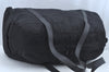 Authentic GUCCI Boston Sholuder Hand Bag Nylon Leather 0120408 Black L0500