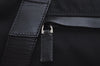 Authentic GUCCI Boston Sholuder Hand Bag Nylon Leather 0120408 Black L0500