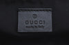 Authentic GUCCI Boston Sholuder Hand Bag Nylon Leather 0120408 Black L0500