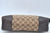 Auth GUCCI Shoulder Cross Body Bag GG Canvas Leather 114273 Brown Junk L0502