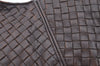 Authentic BOTTEGA VENETA Intrecciato Leather Shoulder Bag Purse Brown L0503