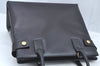 Authentic GUCCI Hand Bag Leather Black Junk L0505