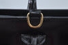 Authentic GUCCI Hand Bag Leather Black Junk L0505