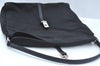 Authentic GUCCI Jackie Shoulder Hand Bag Nylon Leather 0013355 Black L0507