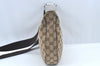 Authentic GUCCI Shoulder Cross Body Bag Purse GG Canvas Leather Brown L0510
