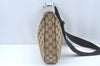 Authentic GUCCI Shoulder Cross Body Bag Purse GG Canvas Leather Brown L0510