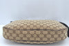 Authentic GUCCI Shoulder Cross Body Bag Purse GG Canvas Leather Brown L0510