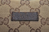 Authentic GUCCI Shoulder Cross Body Bag Purse GG Canvas Leather Brown L0510