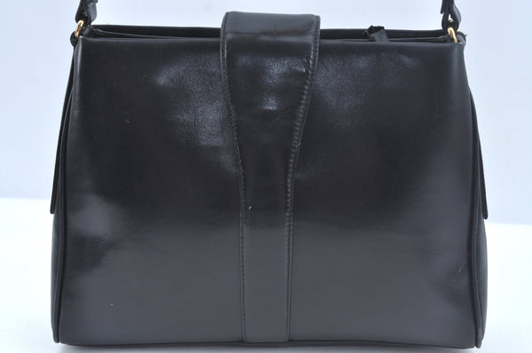 Authentic GUCCI Shoulder Cross Body Hand Bag Purse Leather Black L0512