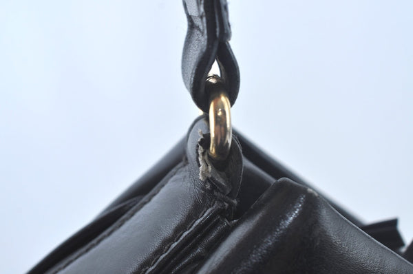 Authentic GUCCI Shoulder Cross Body Hand Bag Purse Leather Black L0512