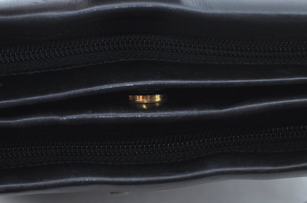 Authentic GUCCI Shoulder Cross Body Hand Bag Purse Leather Black L0512