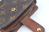 Authentic Louis Vuitton Monogram Compact Zip Bifold Wallet Purse M61667 LV L0513