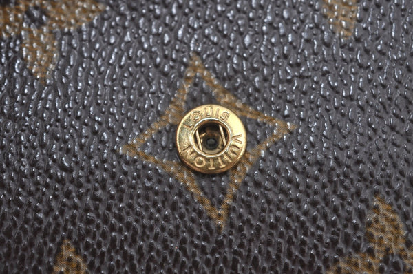 Authentic Louis Vuitton Monogram Compact Zip Bifold Wallet Purse M61667 LV L0513