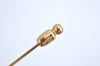 Authentic HERMES Serie Pin Brooch GP Gold Tone Accessories  L0516