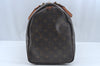 Authentic Louis Vuitton Monogram Keepall 45 Travel Boston Bag M41428 Junk L0518