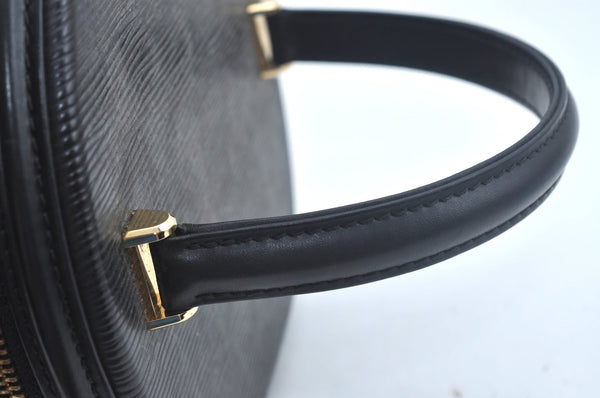 Authentic Louis Vuitton Epi Cannes Cosmetic Hand Bag Purse Black M48032 LV L0519