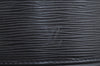 Authentic Louis Vuitton Epi Cannes Cosmetic Hand Bag Purse Black M48032 LV L0519
