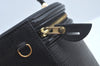 Authentic Louis Vuitton Epi Cannes Cosmetic Hand Bag Purse Black M48032 LV L0519