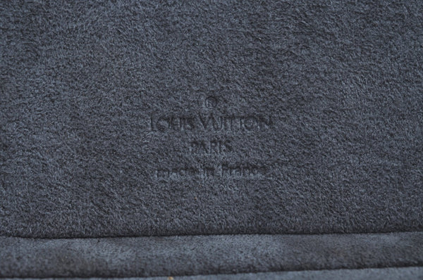 Authentic Louis Vuitton Epi Cannes Cosmetic Hand Bag Purse Black M48032 LV L0519