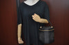 Authentic Louis Vuitton Epi Cannes Cosmetic Hand Bag Purse Black M48032 LV L0519
