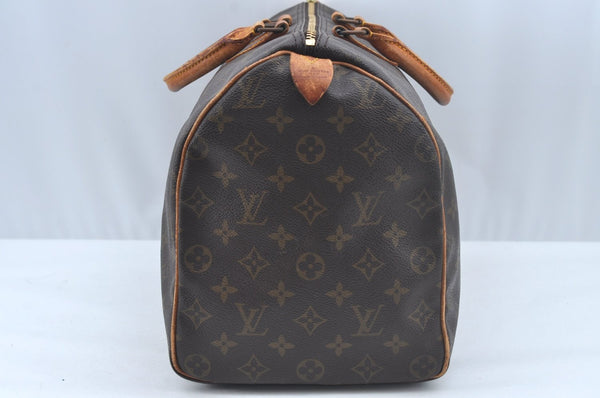 Authentic Louis Vuitton Monogram Speedy 40 Hand Boston Bag Old Model LV L0520