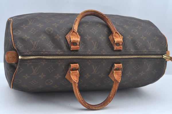 Authentic Louis Vuitton Monogram Speedy 40 Hand Boston Bag Old Model LV L0520