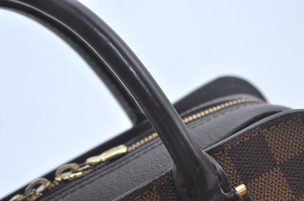 Authentic Louis Vuitton Damier Triana Hand Bag Purse N51155 LV L0521