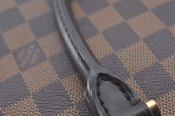 Authentic Louis Vuitton Damier Triana Hand Bag Purse N51155 LV L0521