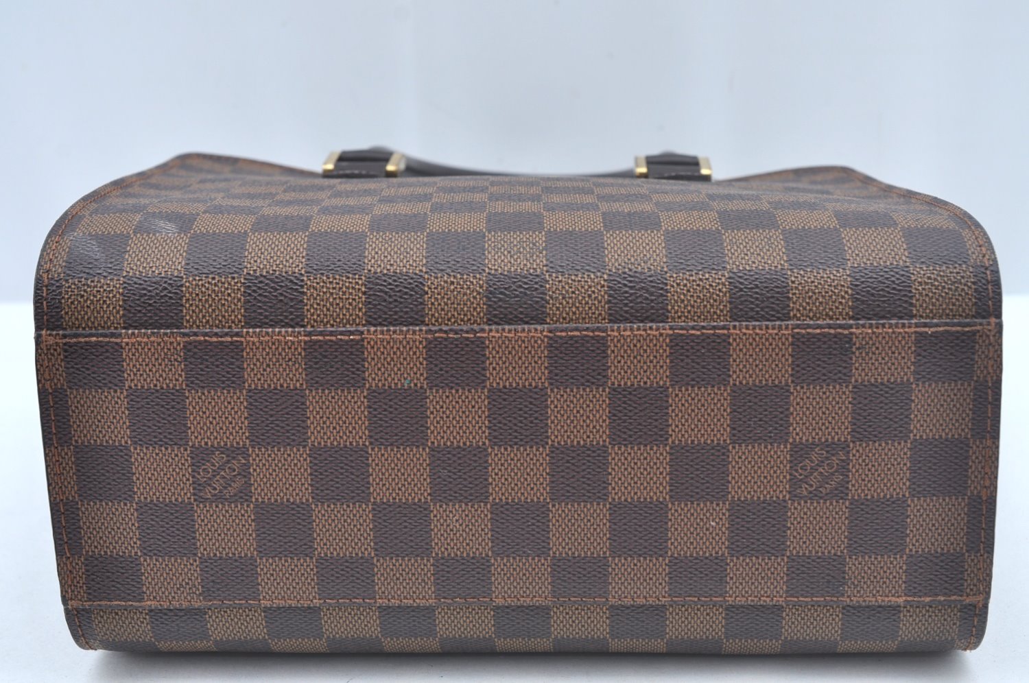 Authentic Louis Vuitton Damier Triana Hand Bag Purse N51155 LV L0521