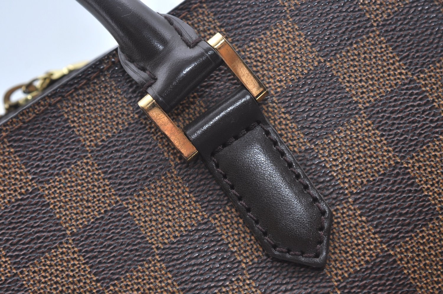 Authentic Louis Vuitton Damier Triana Hand Bag Purse N51155 LV L0521