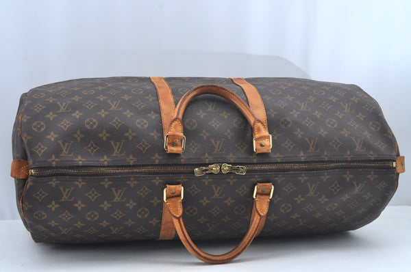 Authentic Louis Vuitton Monogram Keepall 60 Travel Boston Bag M41422 LV L0522