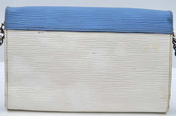 Auth Louis Vuitton Epi Tribal Mask Shoulder Cross Body Bag White M60795 LV L0527