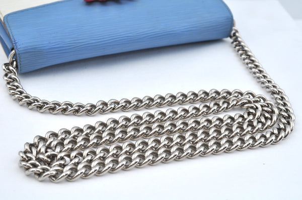 Auth Louis Vuitton Epi Tribal Mask Shoulder Cross Body Bag White M60795 LV L0527