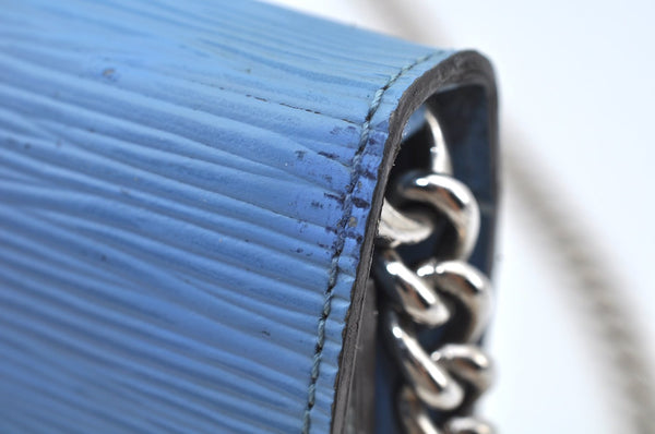 Auth Louis Vuitton Epi Tribal Mask Shoulder Cross Body Bag White M60795 LV L0527