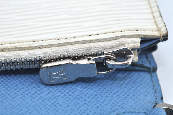 Auth Louis Vuitton Epi Tribal Mask Shoulder Cross Body Bag White M60795 LV L0527