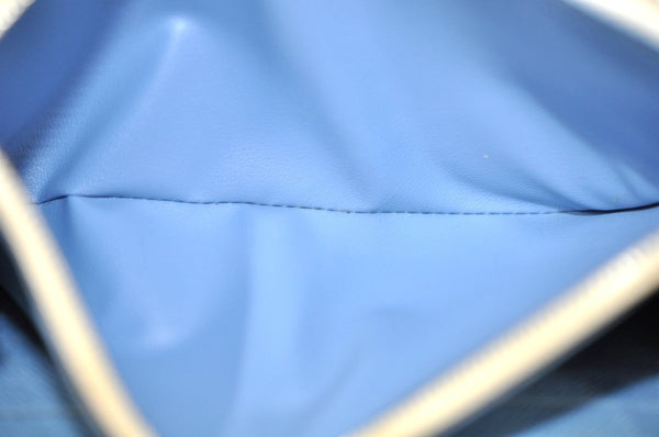 Auth Louis Vuitton Epi Tribal Mask Shoulder Cross Body Bag White M60795 LV L0527