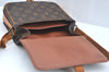 Auth Louis Vuitton Monogram Cartouchiere MM M51253 Shoulder Cross Bag Junk L0528