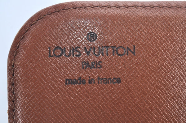 Auth Louis Vuitton Monogram Cartouchiere MM M51253 Shoulder Cross Bag Junk L0528