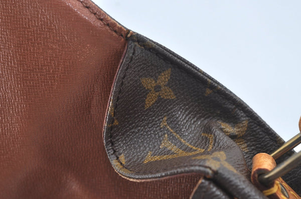 Auth Louis Vuitton Monogram Cartouchiere MM M51253 Shoulder Cross Bag Junk L0528